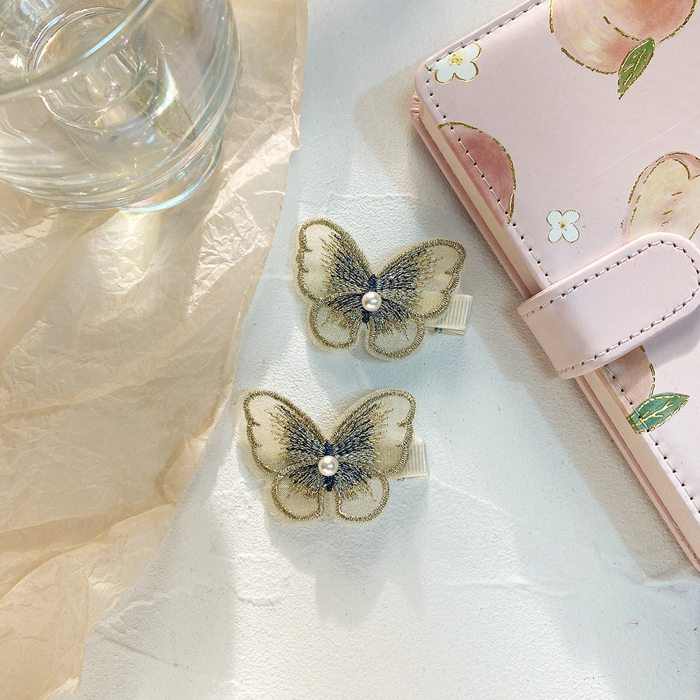 Wholesale girls side clip cute duckbill clip headdress super fairy girl bangs clip hair clip